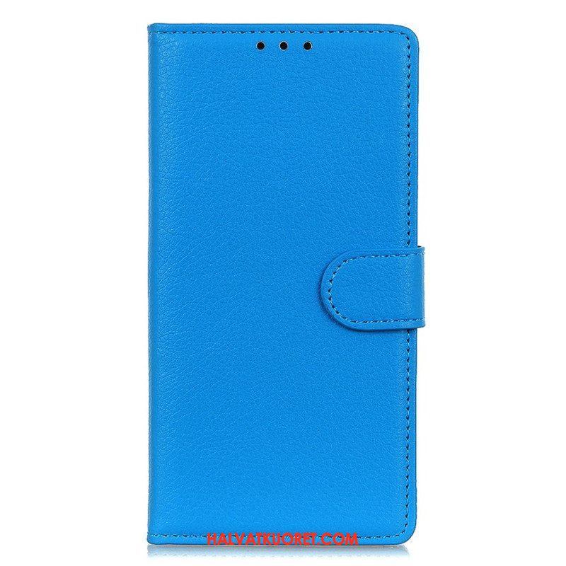 Kotelot Sony Xperia 5 IV Perinteinen Litchi Faux Leather