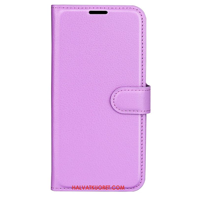 Kotelot Xiaomi 14 Pro Classic Litchi Faux Leather