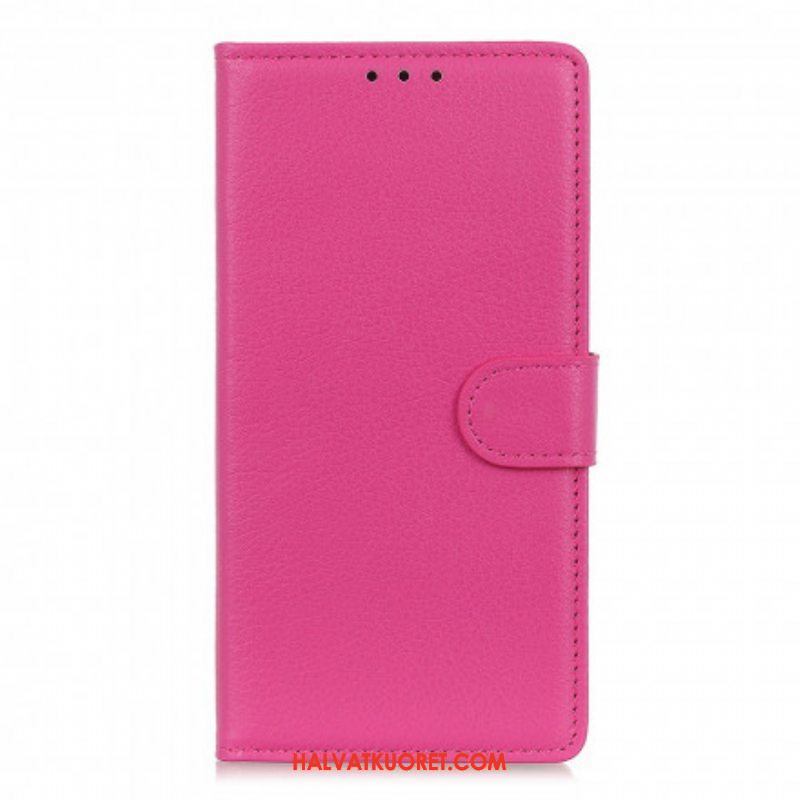 Kotelot Xiaomi Redmi Note 10 5G Perinteinen Litchi Faux Leather