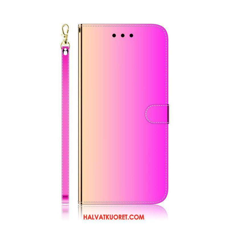 Kotelot Xiaomi Redmi Note 11 / 11S Keinonahkainen Peilin Kansi