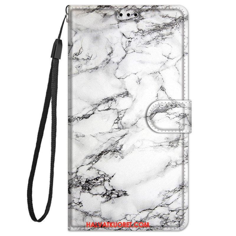 Kotelot Xiaomi Redmi Note 11 Pro Plus 5G Suojaketju Kuori Strappy Marble Elegance