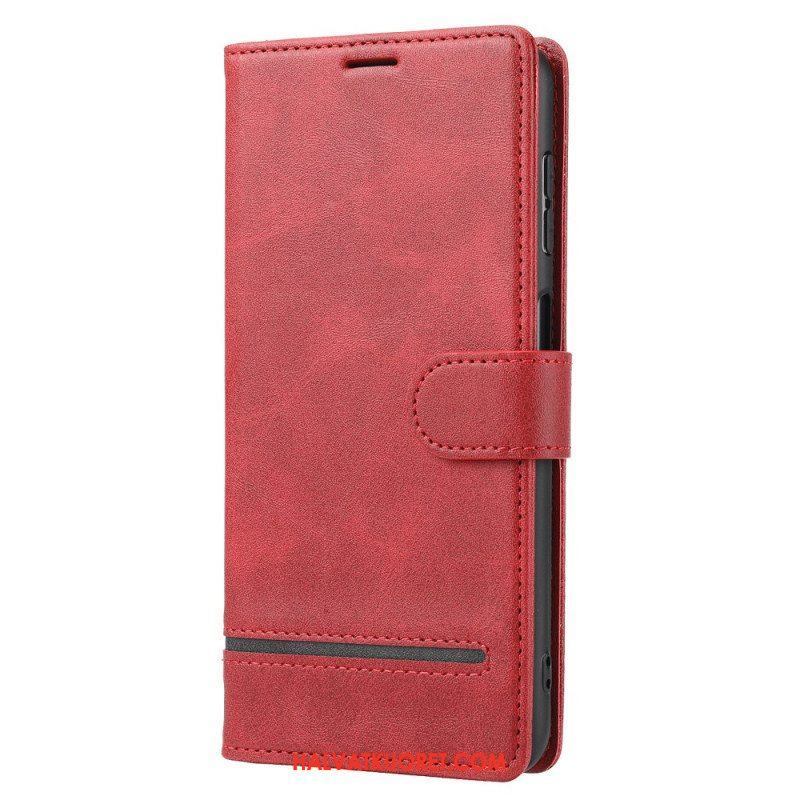 Kotelot Xiaomi Redmi Note 12 5G Line Leather Effect