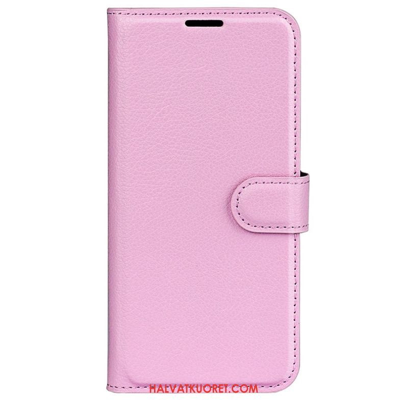 Kotelot Xiaomi Redmi Note 13 4g Classic Litchi Faux Leather