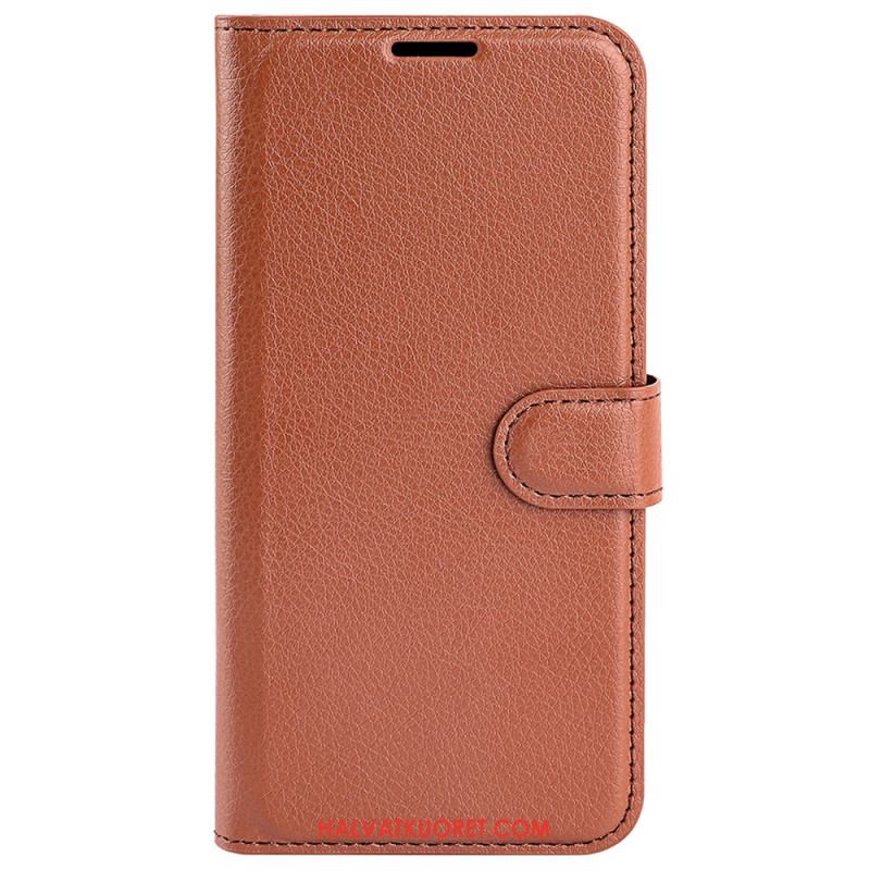 Kotelot Xiaomi Redmi Note 13 4g Classic Litchi Faux Leather