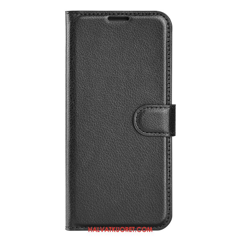 Kotelot Xiaomi Redmi Note 13 Pro 5g Classic Litchi Faux Leather Suojakuori