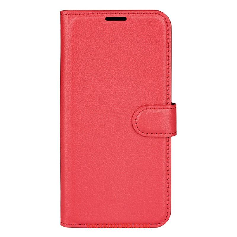 Kotelot Xiaomi Redmi Note 13 Pro 5g Classic Litchi Faux Leather Suojakuori