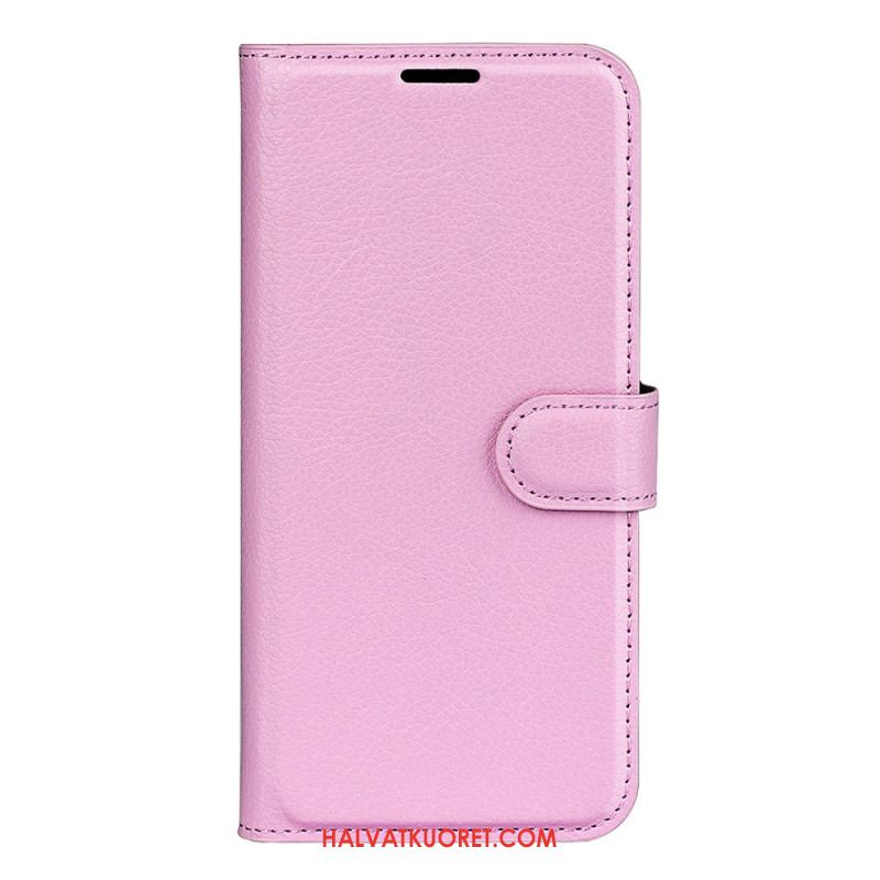 Kotelot Xiaomi Redmi Note 13 Pro 5g Classic Litchi Faux Leather Suojakuori