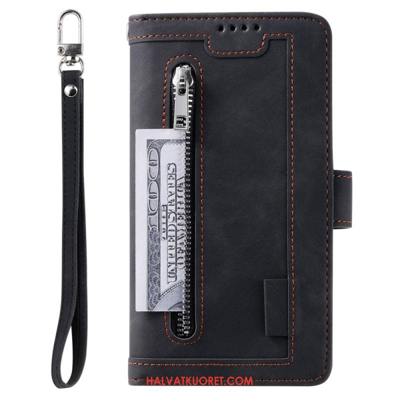 Kotelot iPhone 16 Plus A9 Lanyard-korttipidike Suojakuori