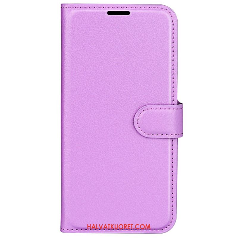 Kuoret Huawei Pura 70 Classic Litchi Faux Leather