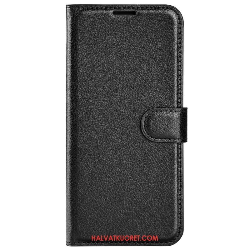 Kuoret Oneplus 12r Classic Litchi Faux Leather