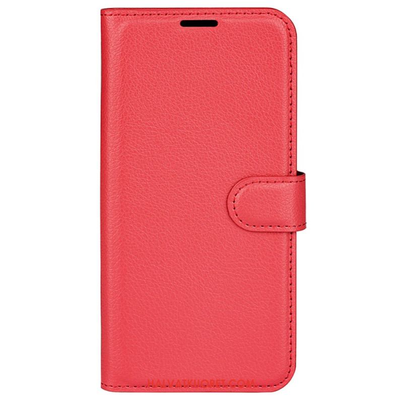 Kuoret Sony Xperia 1 Vi Classic Litchi Faux Leather