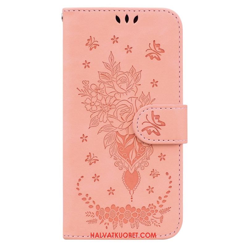 Kuoret iPhone 16 Strap Roses