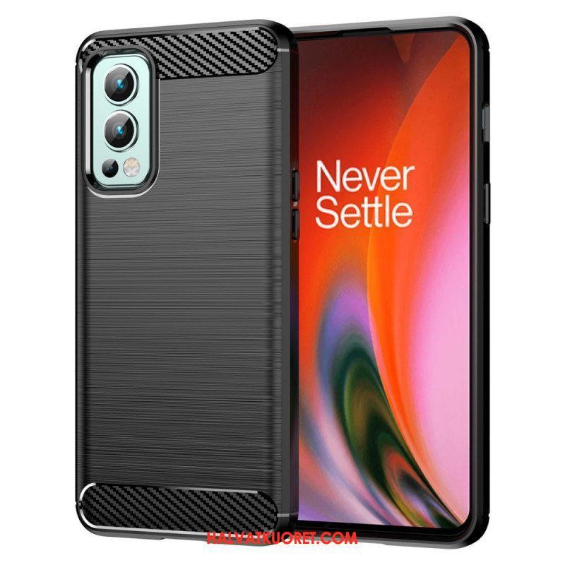 Kuori OnePlus Nord 2 5G Harjattua Hiilikuitua