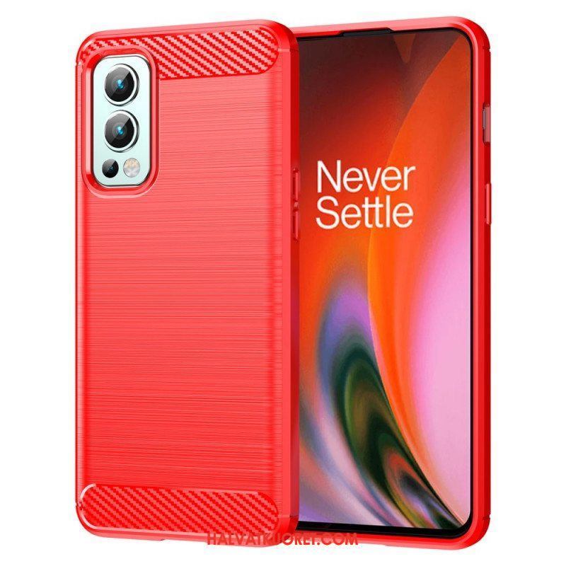 Kuori OnePlus Nord 2 5G Harjattua Hiilikuitua