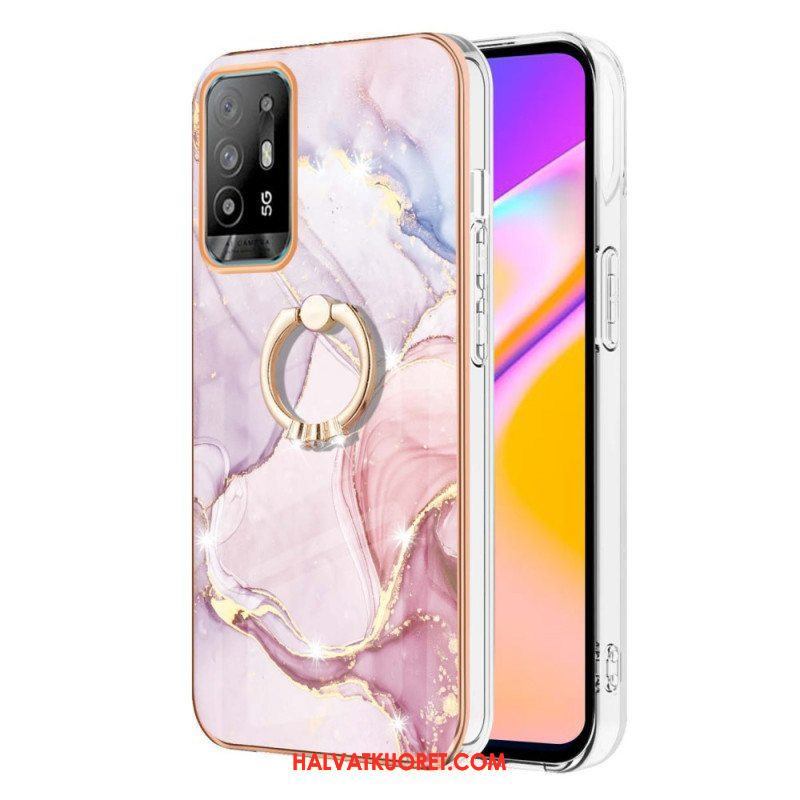 Kuori Oppo A94 5G Marmori Sormuksella