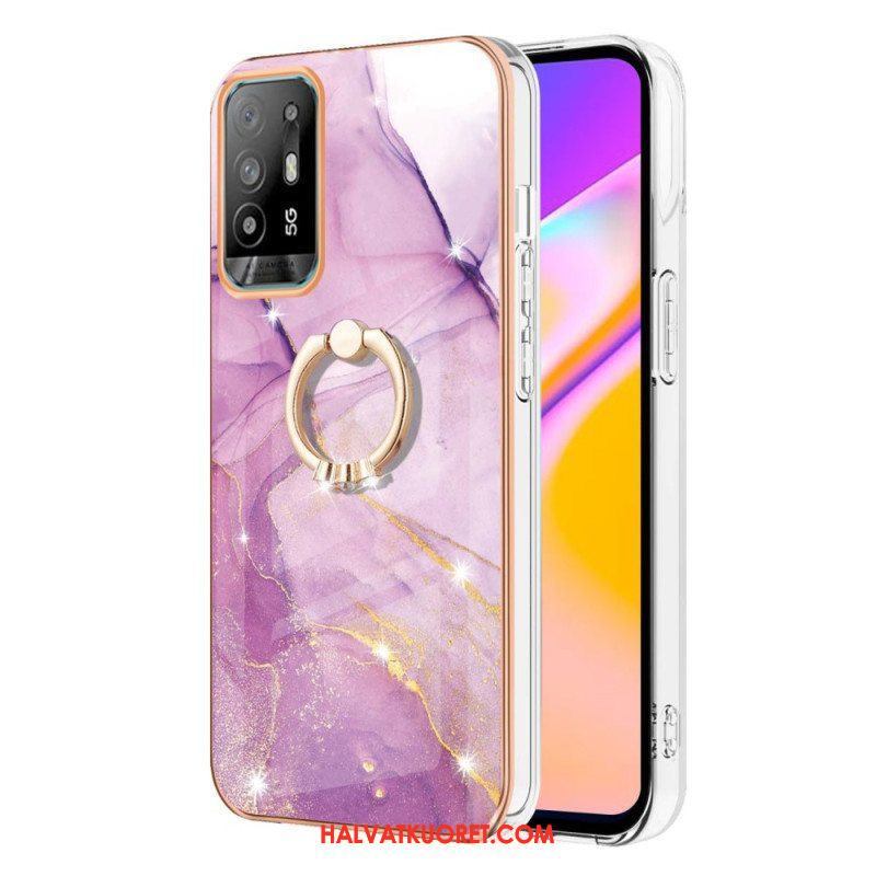 Kuori Oppo A94 5G Marmori Sormuksella