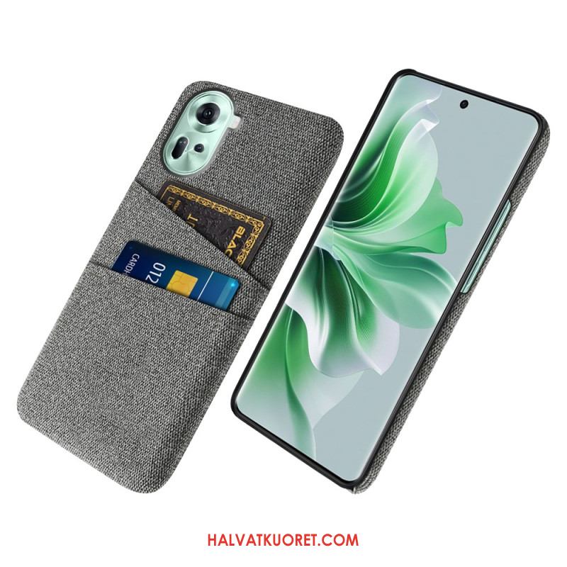 Kuori Oppo Reno 11 5g Kangas Korttipidike