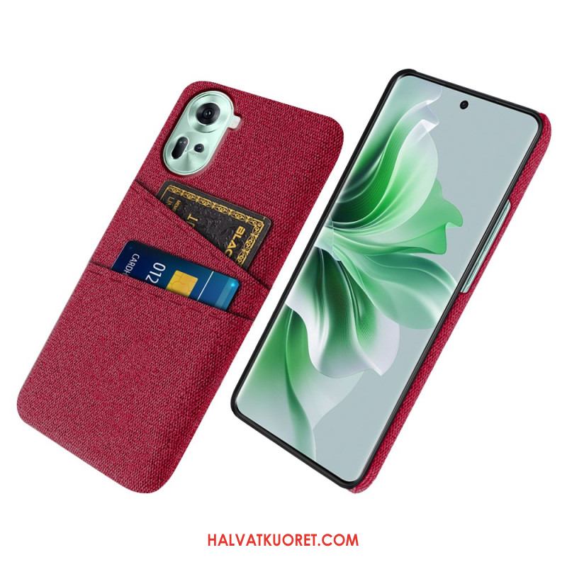 Kuori Oppo Reno 11 5g Kangas Korttipidike