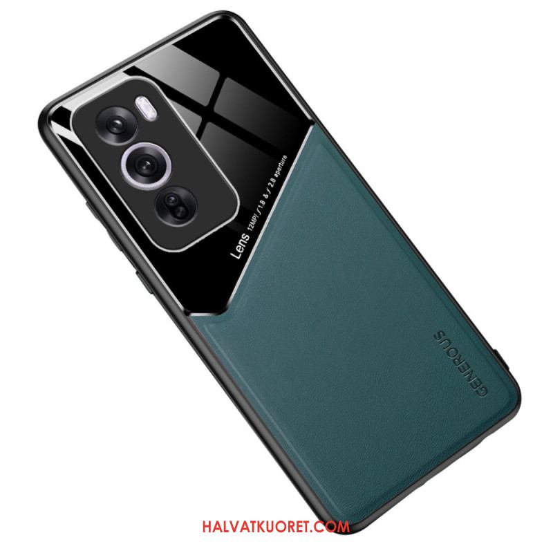 Kuori Oppo Reno 12 Pro 5g Nahkarakenne Suojakuori