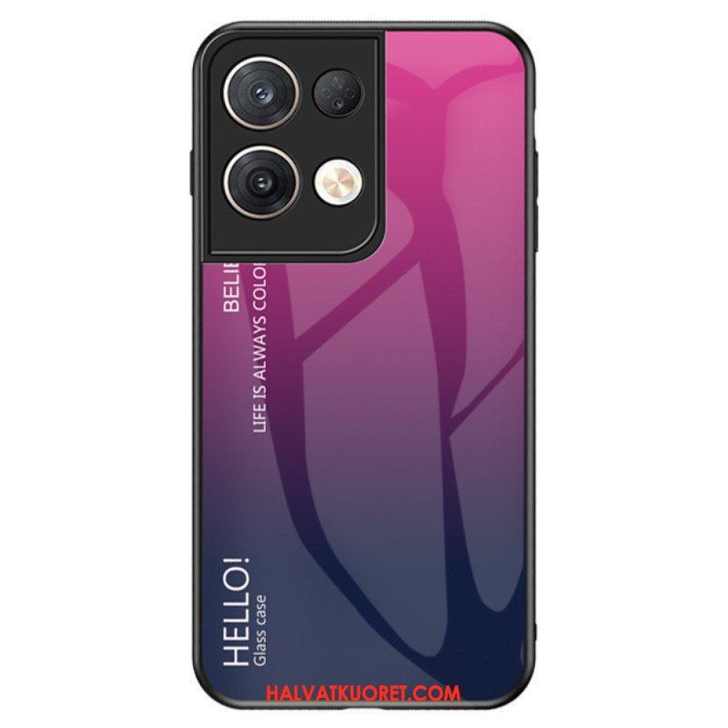 Kuori Oppo Reno 8 Pro Karkaistu Lasi Hello