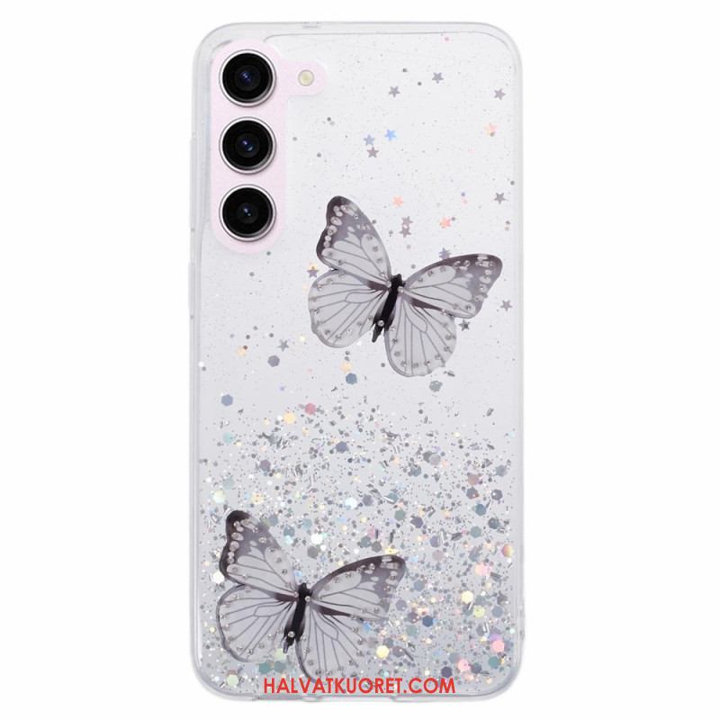 Kuori Samsung Galaxy S24 Plus 5g Perhoset Glitter