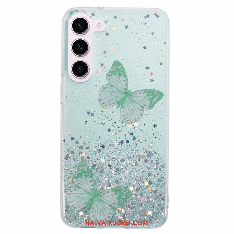 Kuori Samsung Galaxy S24 Plus 5g Perhoset Glitter