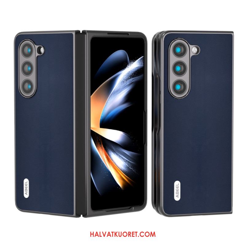 Kuori Samsung Galaxy Z Fold 5 Aitoa Abeel-nahkaa