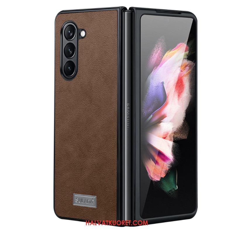 Kuori Samsung Galaxy Z Fold 5 Elegance Leather Abeel