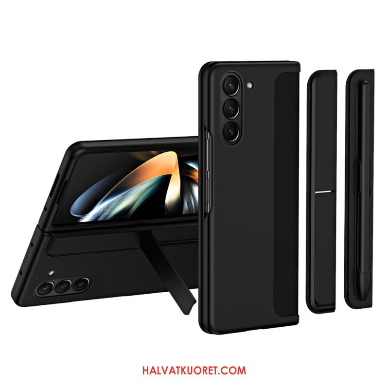 Kuori Samsung Galaxy Z Fold 5 Jalustalla Ja Kynän Pidikkeellä