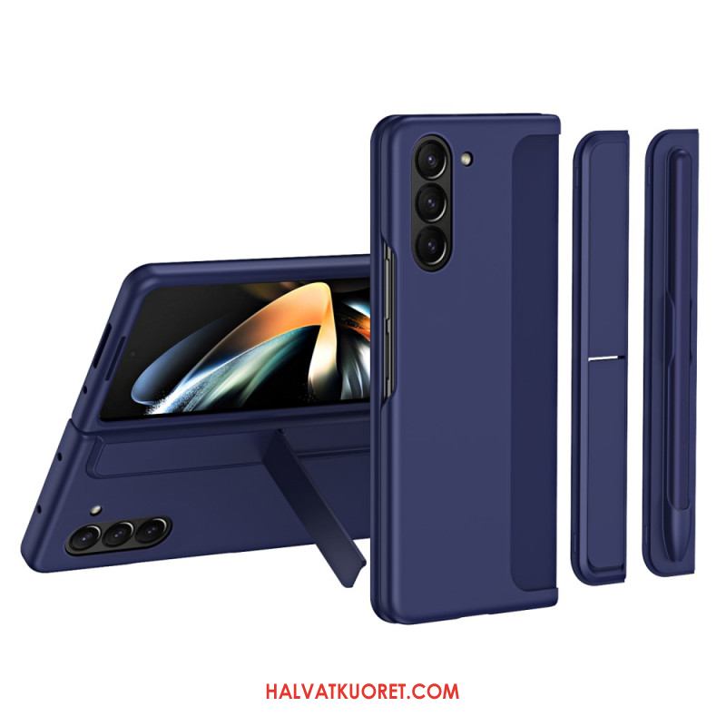 Kuori Samsung Galaxy Z Fold 5 Jalustalla Ja Kynän Pidikkeellä