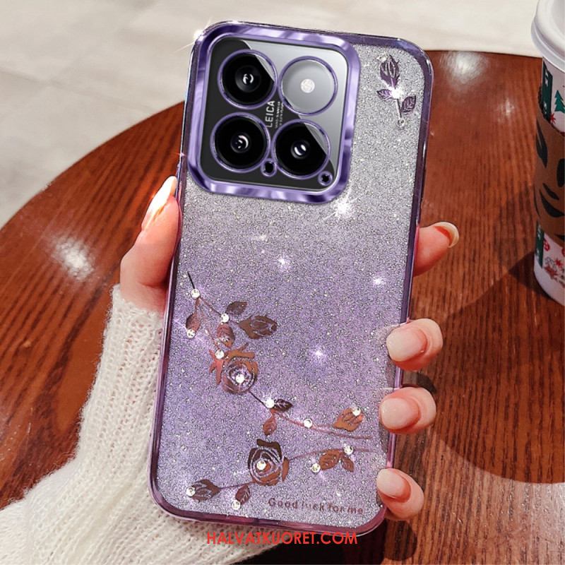 Kuori Xiaomi 14 Kadem Glitter Pattern Suojakuori