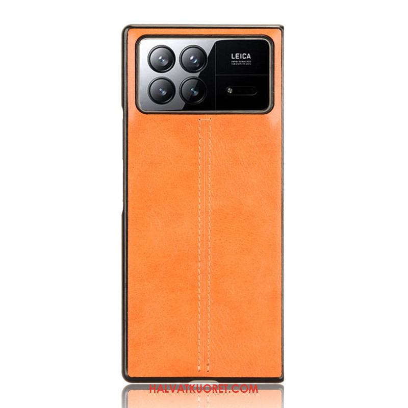 Kuori Xiaomi Mix Fold 3 Retro-nahkaefekti