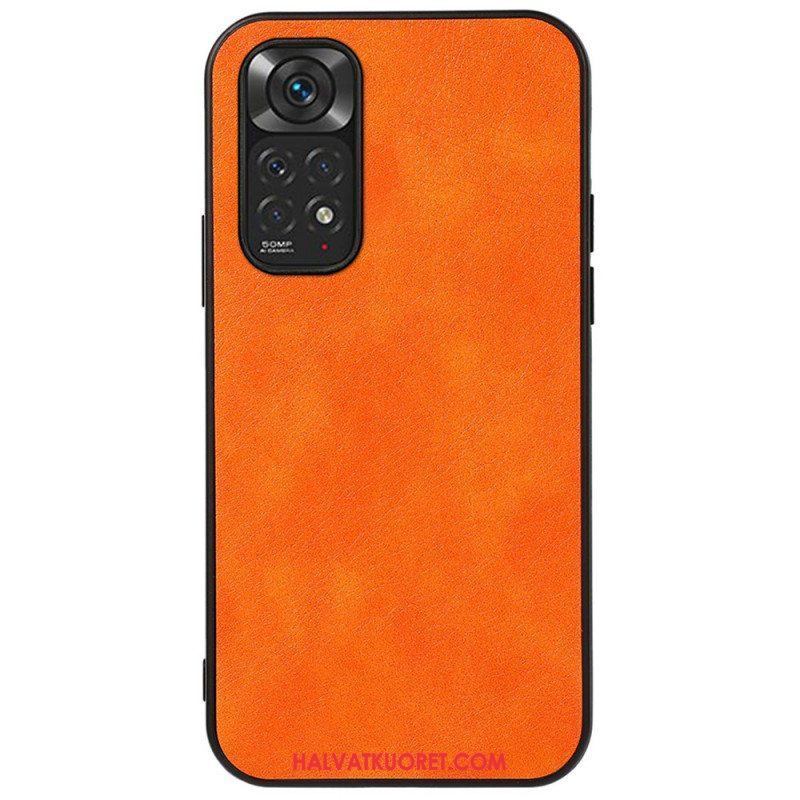 Kuori Xiaomi Redmi Note 11 / 11S Litsi Tekonahkaa