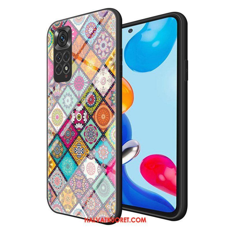 Kuori Xiaomi Redmi Note 11 / 11S Patchwork Magneettipidike