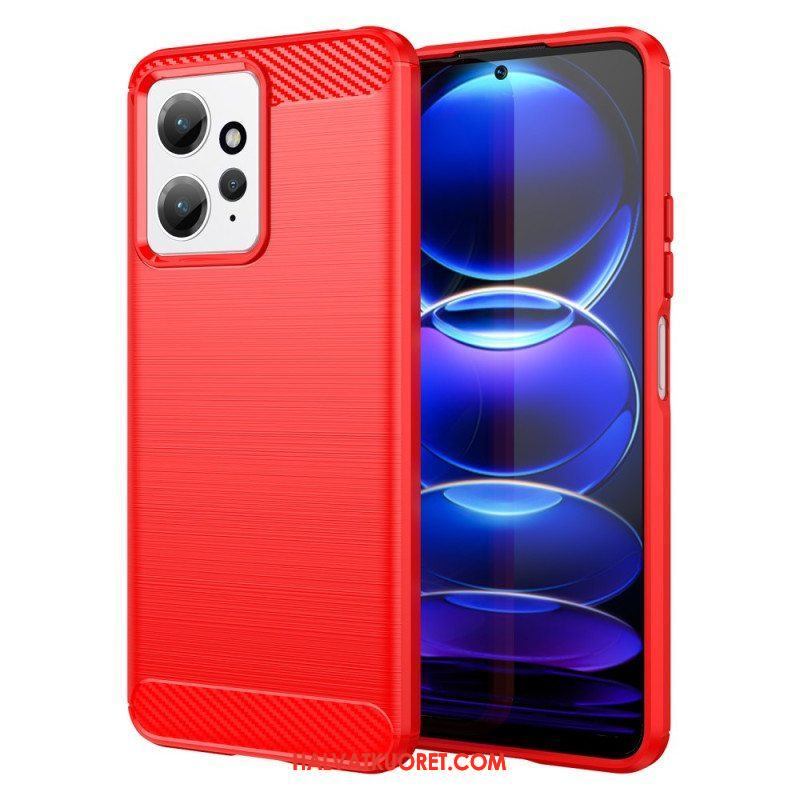 Kuori Xiaomi Redmi Note 12 4G Harjattua Hiilikuitua