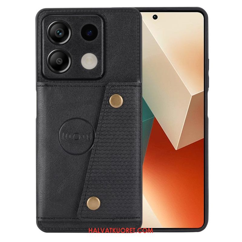 Kuori Xiaomi Redmi Note 13 5g Nahkainen Tehostekorttikotelo