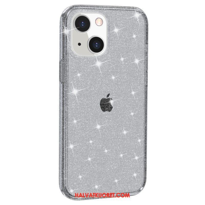 Kuori iPhone 15 Läpinäkyvä Glitter