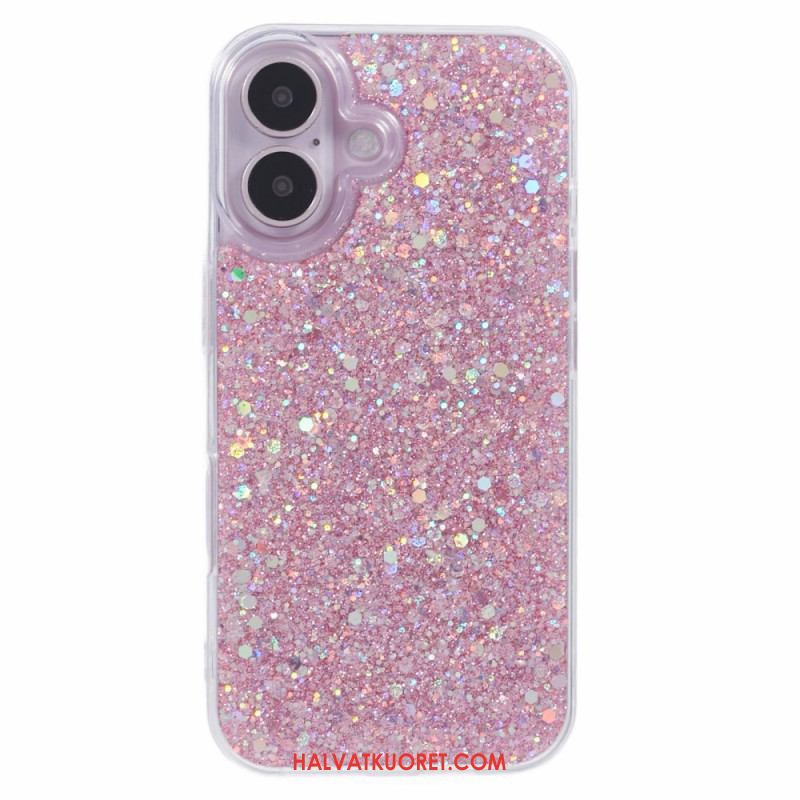 Kuori iPhone 16 Glitteriä