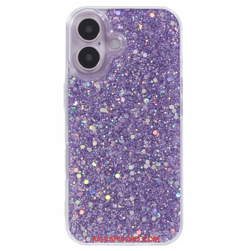 Kuori iPhone 16 Glitteriä