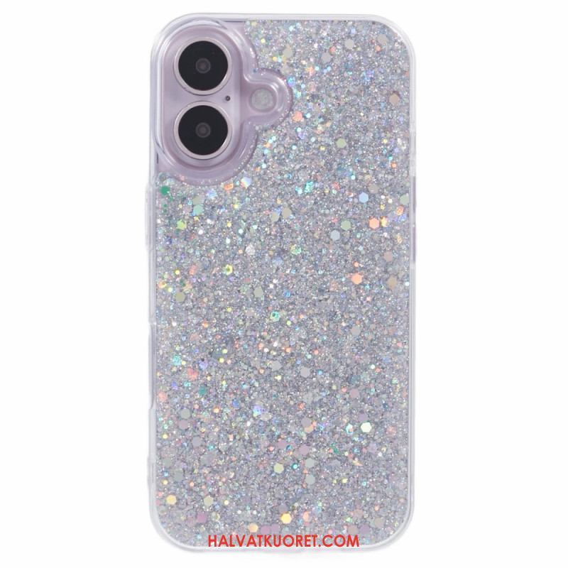 Kuori iPhone 16 Glitteriä