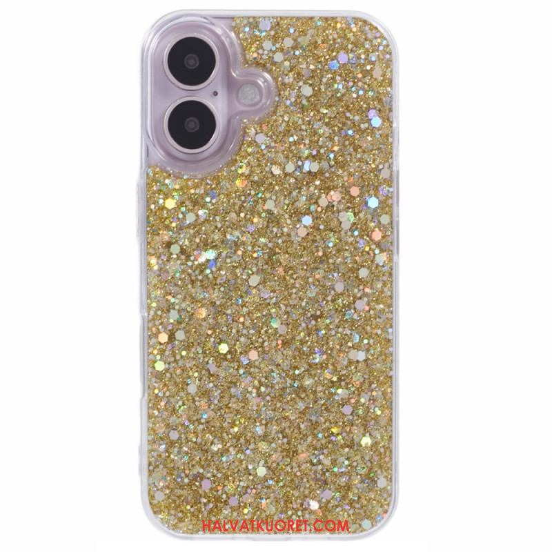 Kuori iPhone 16 Glitteriä