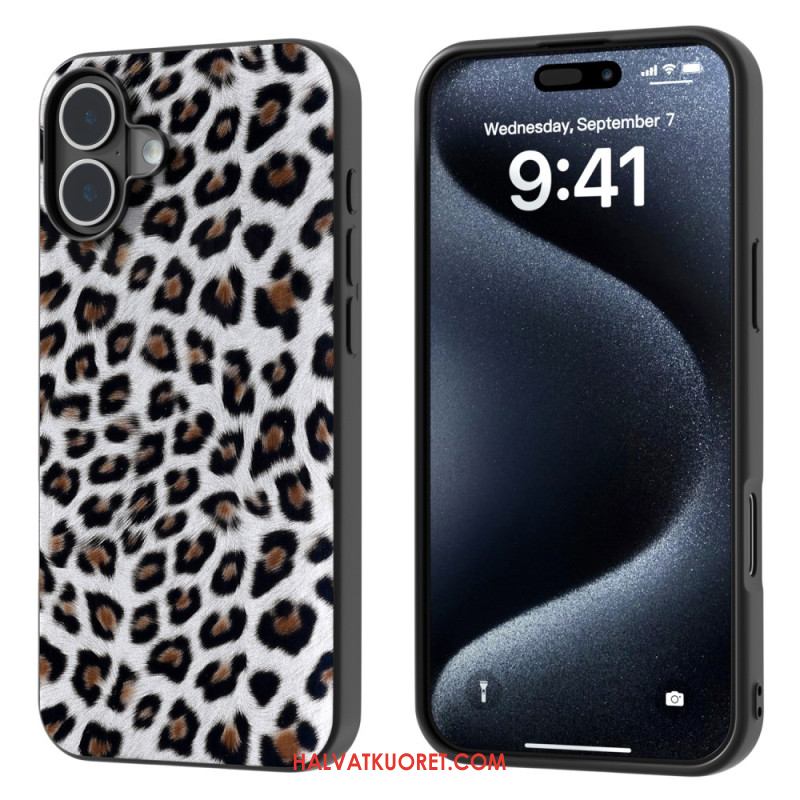 Kuori iPhone 16 Leopardityyli