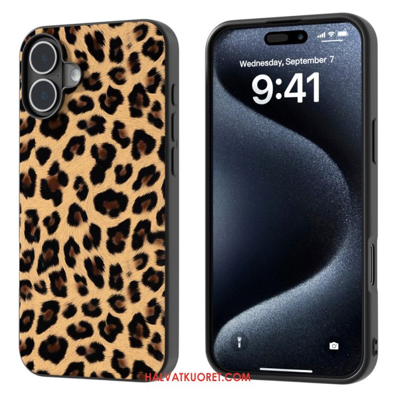 Kuori iPhone 16 Leopardityyli