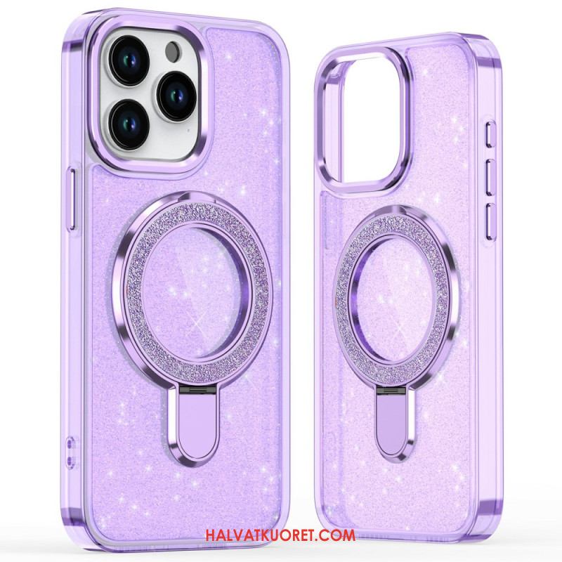 Kuori iPhone 16 Pro Glitter Design Magsafe -yhteensopiva Suojakuori