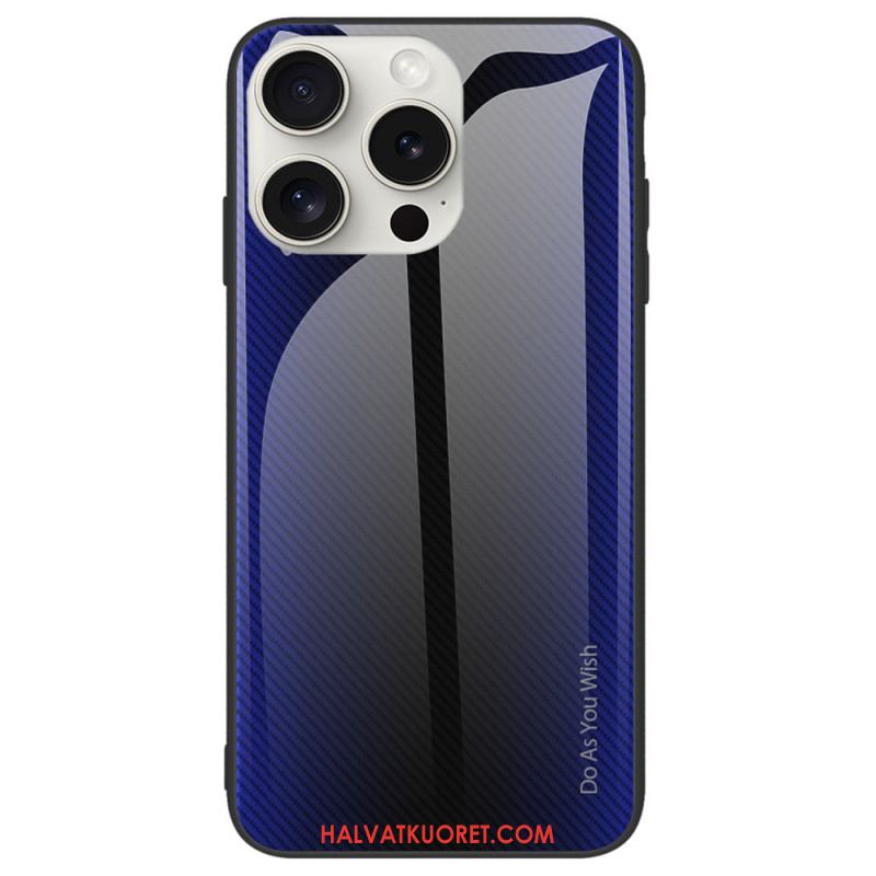 Kuori iPhone 16 Pro Max Karkaistu Hiilikuitulasi