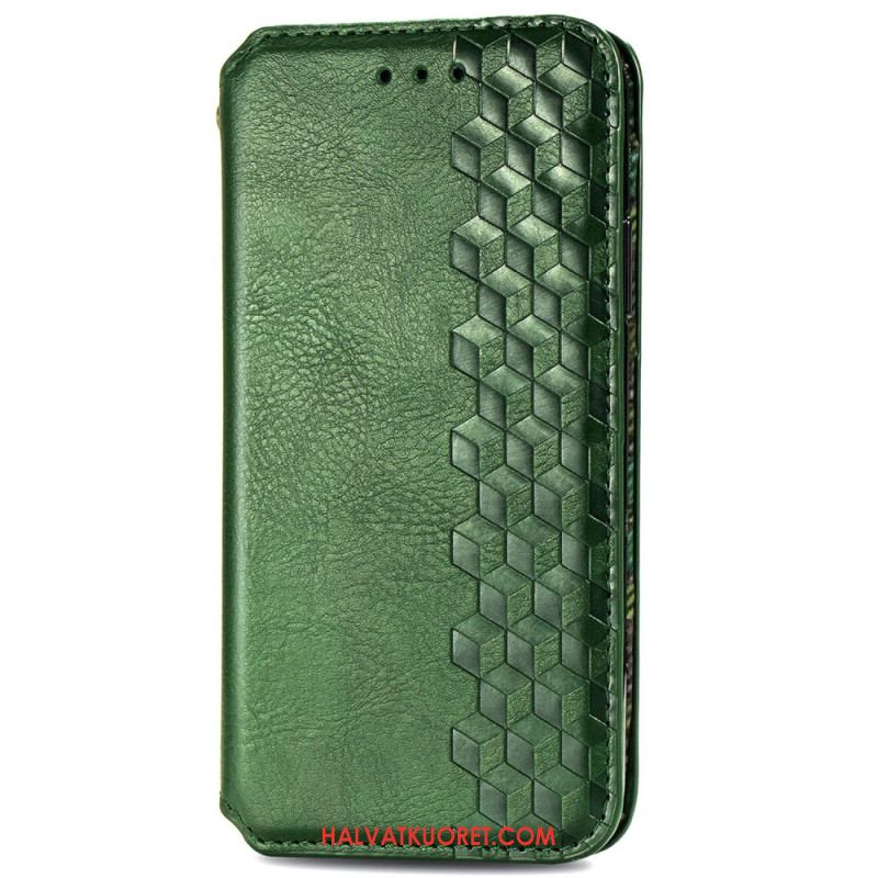 Nahkakotelo Huawei Pura 70 Suede Effect Diamond Frise