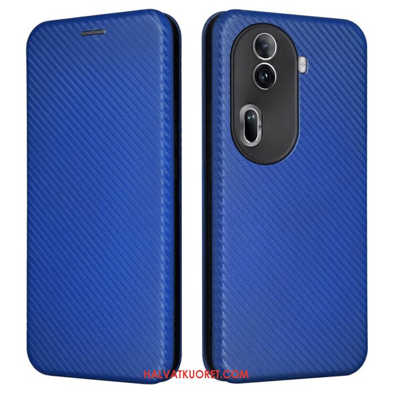 Nahkakotelo Oppo Reno 11 Pro 5g Carbonone Fiber Suojakuori