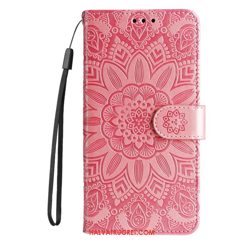 Nahkakotelo Oppo Reno 12f 5g Loistava Mandala