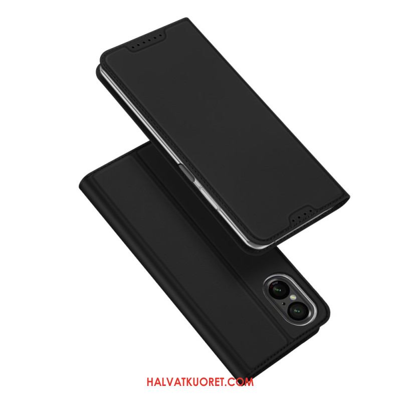 Nahkakotelo Sony Xperia 10 Vi Skin Pro -sarja Dux Ducis Suojakuori