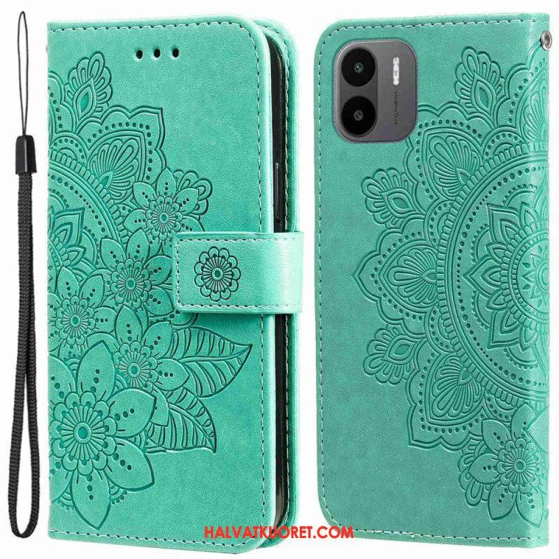 Nahkakotelo Xiaomi Redmi A1 Kukka Mandala